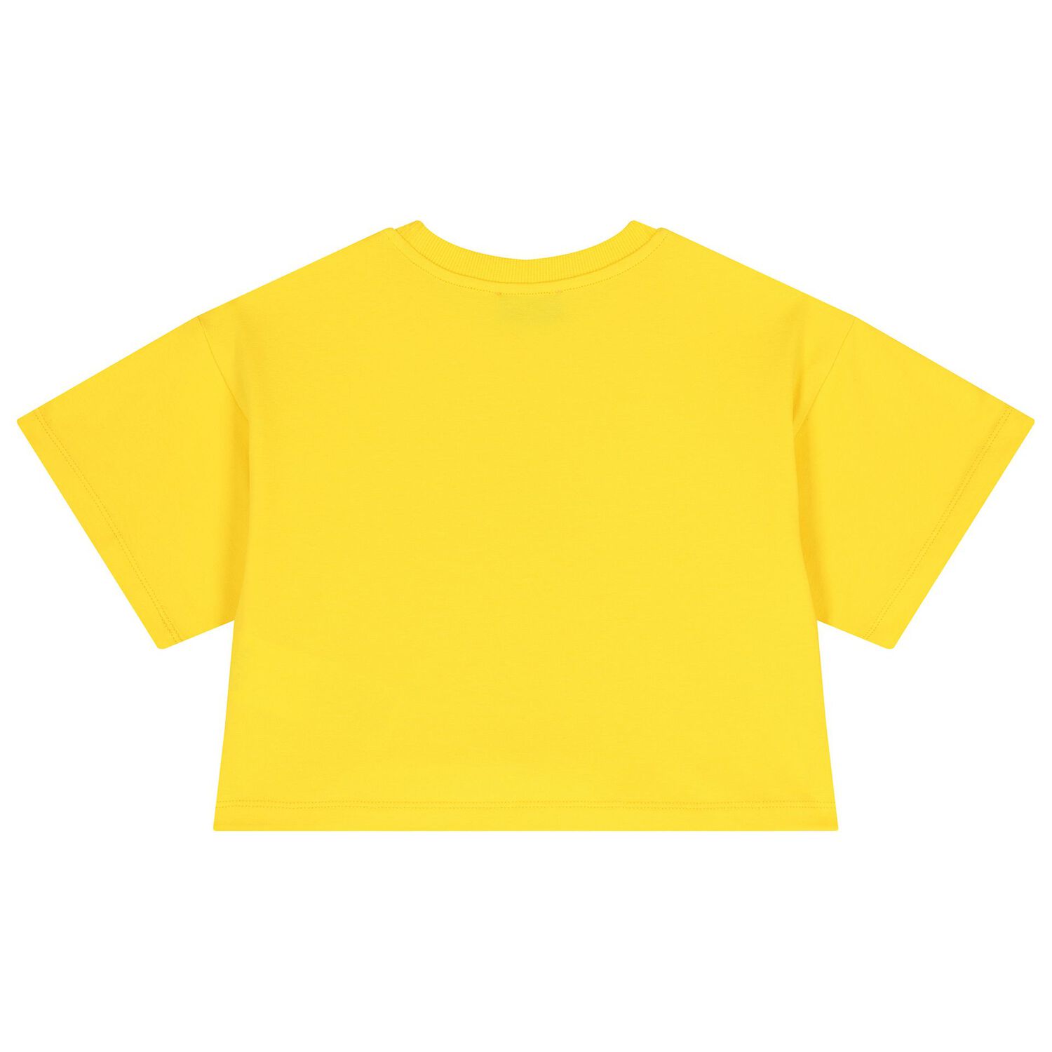 Girls Yellow Teddy Bear Logo T-Shirt, 4, hi-res