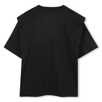 Girls Black Logo T-Shirt