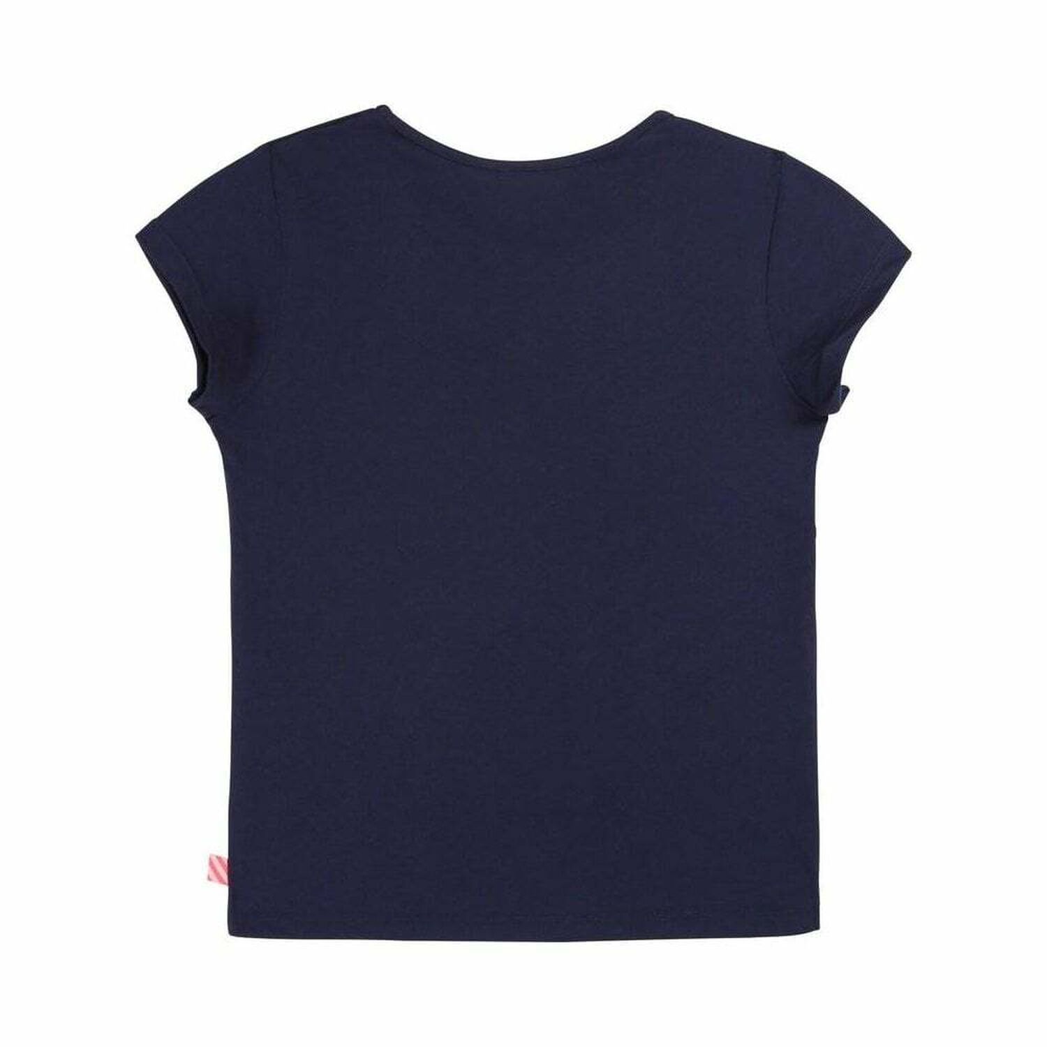 Girls Navy Blue 'Billieblush' T-shirt, 1, hi-res