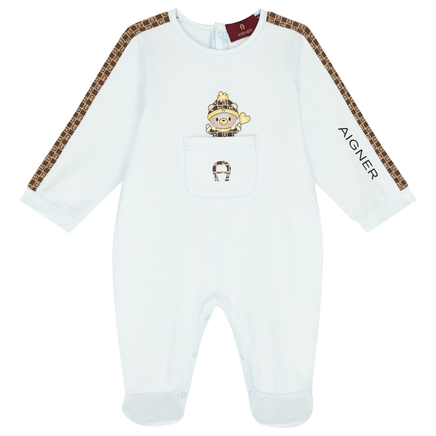 Baby Boys Blue Logo Teddy Bear Gift Set, 1, hi-res