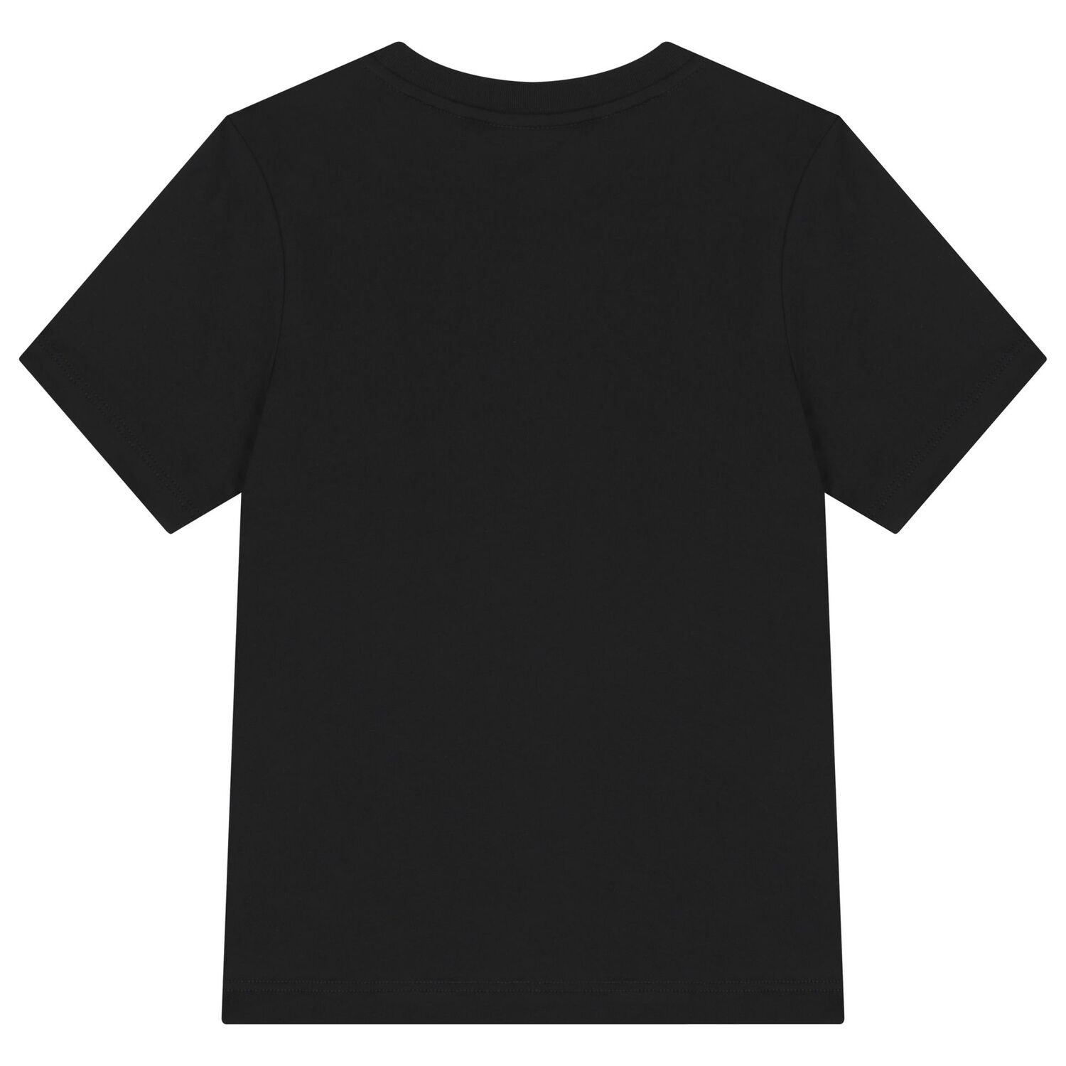 Girls Black Logo T-Shirt, 1, hi-res