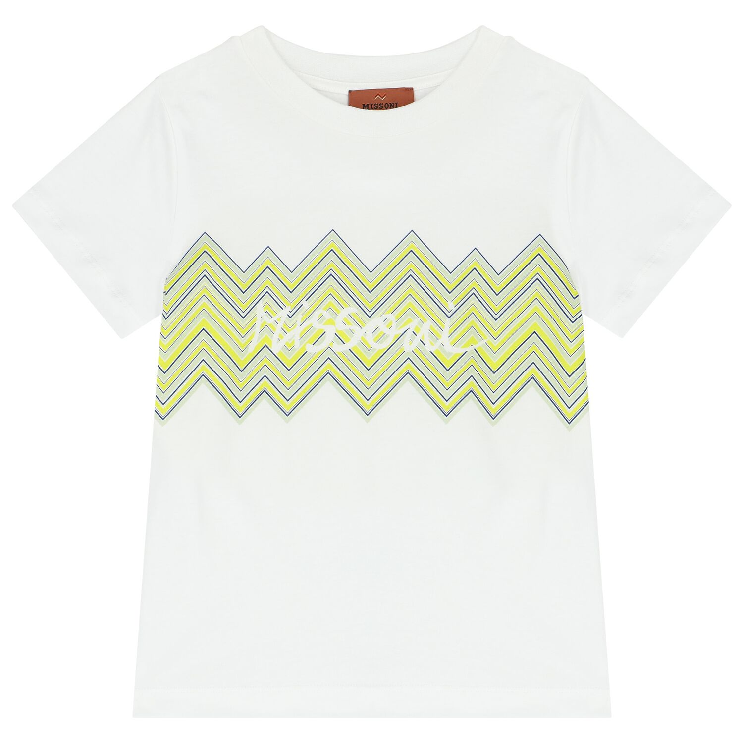 Boys White Logo T-Shirt, 1, hi-res