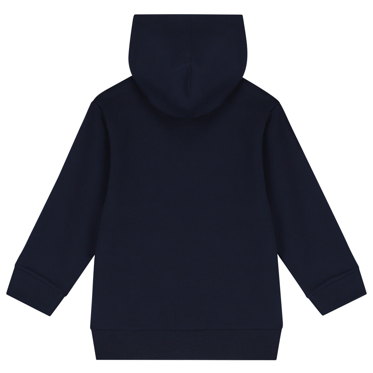 Boys Navy Blue & White Logo Hooded Top, 1, hi-res image number null