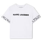 Girls White Logo Floral T-Shirt, 1, hi-res