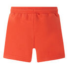Boys Red Cotton Shorts, 3, hi-res