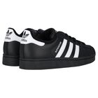 Black Logo Superstar Trainers, 1, hi-res