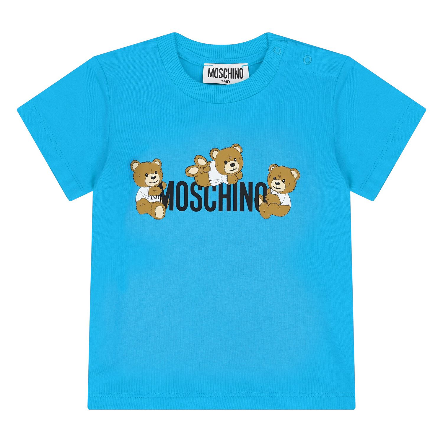 Younger Blue Teddy Bear Logo T-Shirt, 2, hi-res