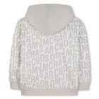 Boys White & Beige Logo T-Shirt, 1, hi-res