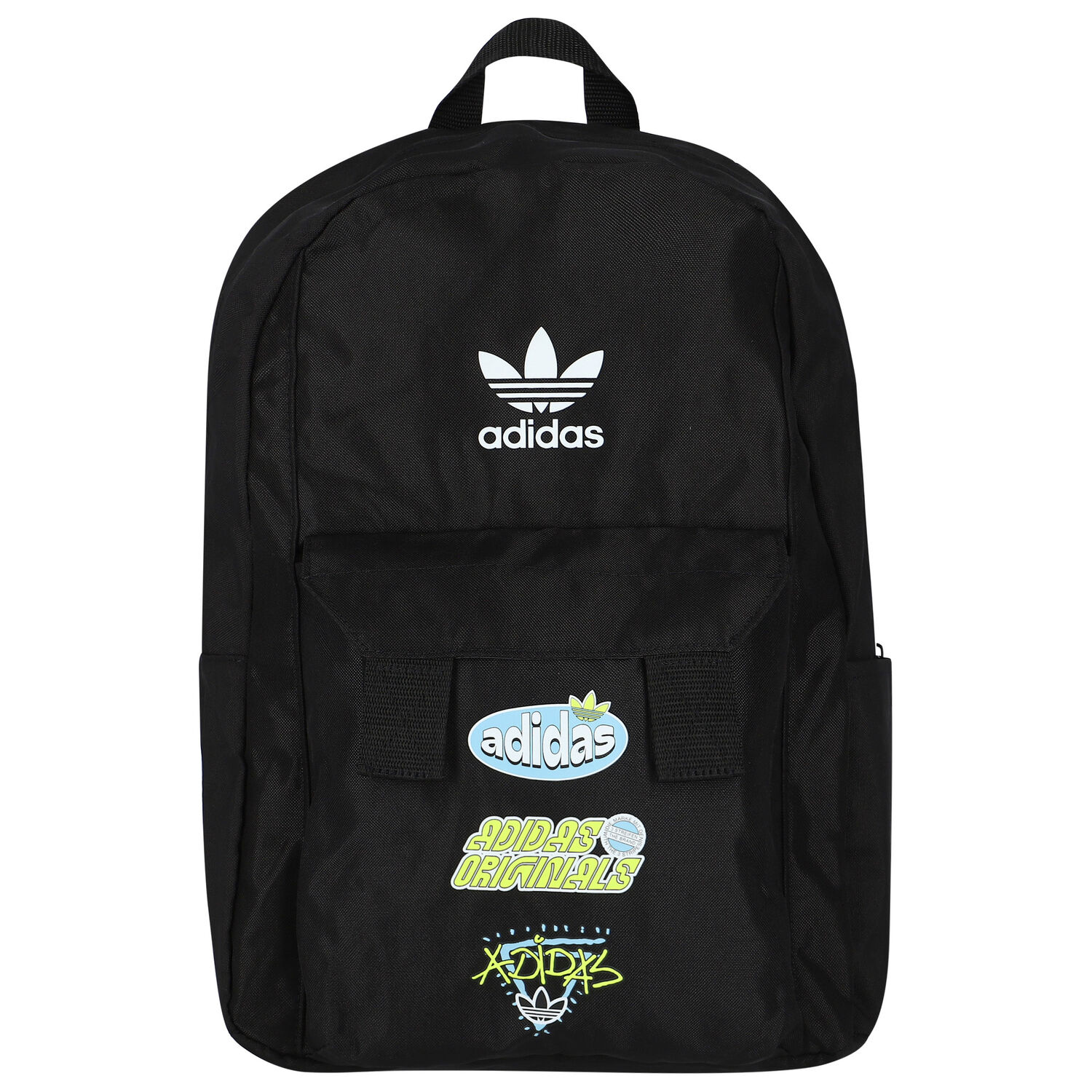 Black Logo Backpack, 1, hi-res