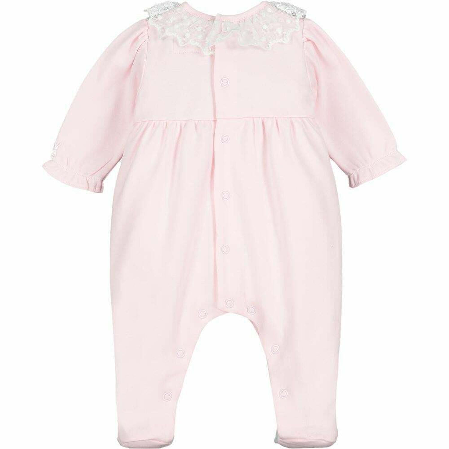 Girls Pink Babygrow, 1, hi-res image number null