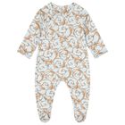 Baby Boys Blue & Gold Babygrow, 1, hi-res