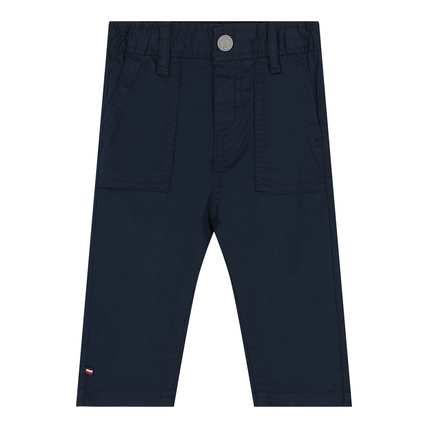 Baby Boys Blue Logo Trousers Set, 1, hi-res