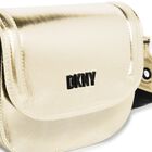 Girls Gold Logo Handbag, 2, hi-res