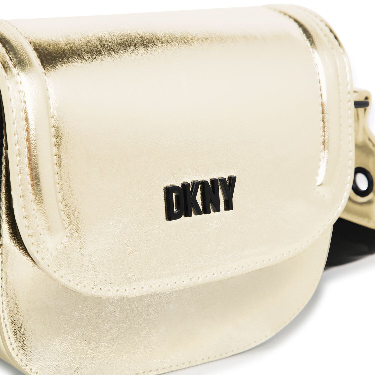 Girls Gold Logo Handbag, 2, hi-res
