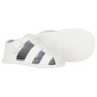 Baby Boys Ivory Sandals, 1, hi-res
