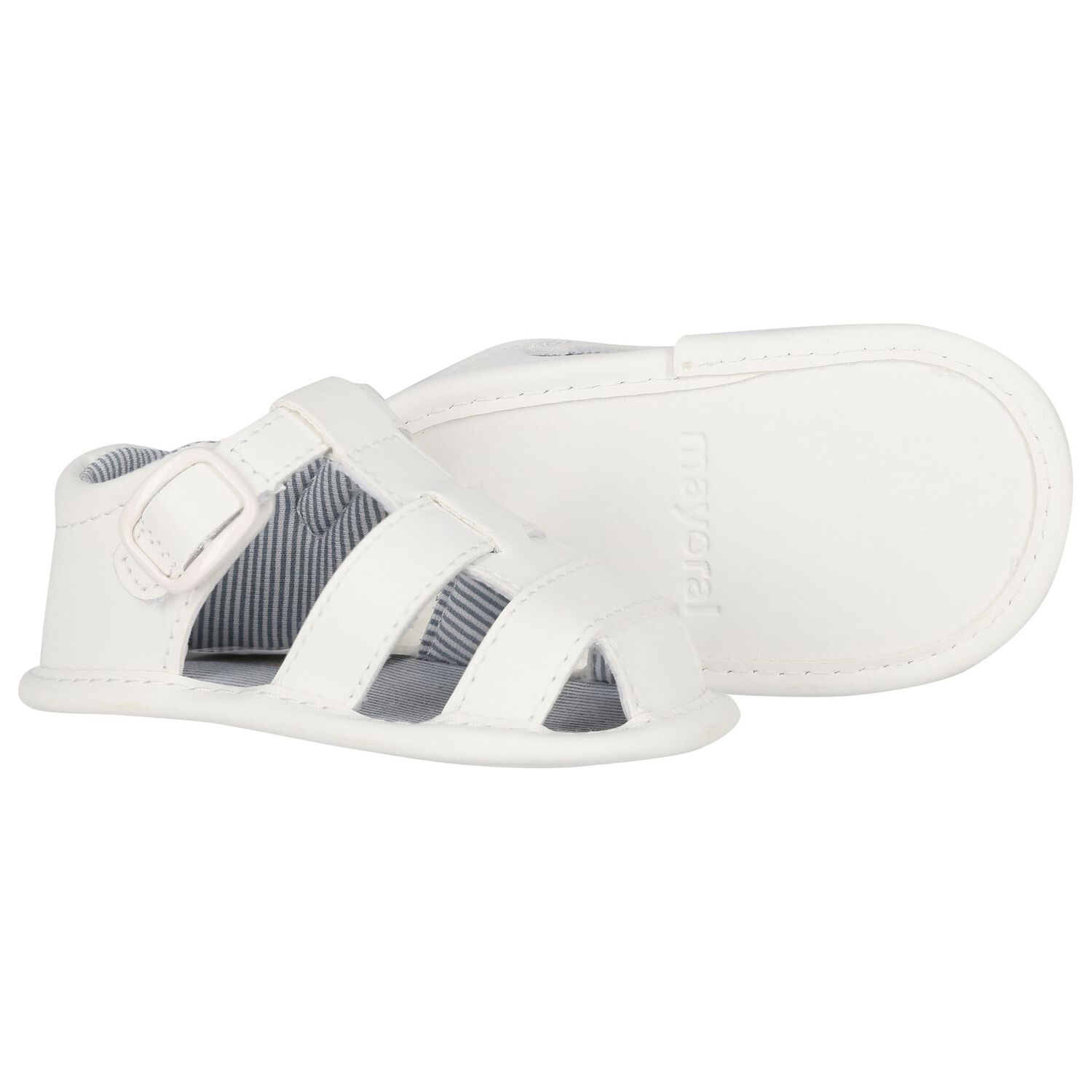 Baby Boys Ivory Sandals, 1, hi-res image number null