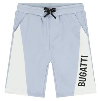Younger Boys Blue Logo Shorts
