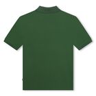 Boys Green Mini-Me Logo Polo Shirt, 2, hi-res
