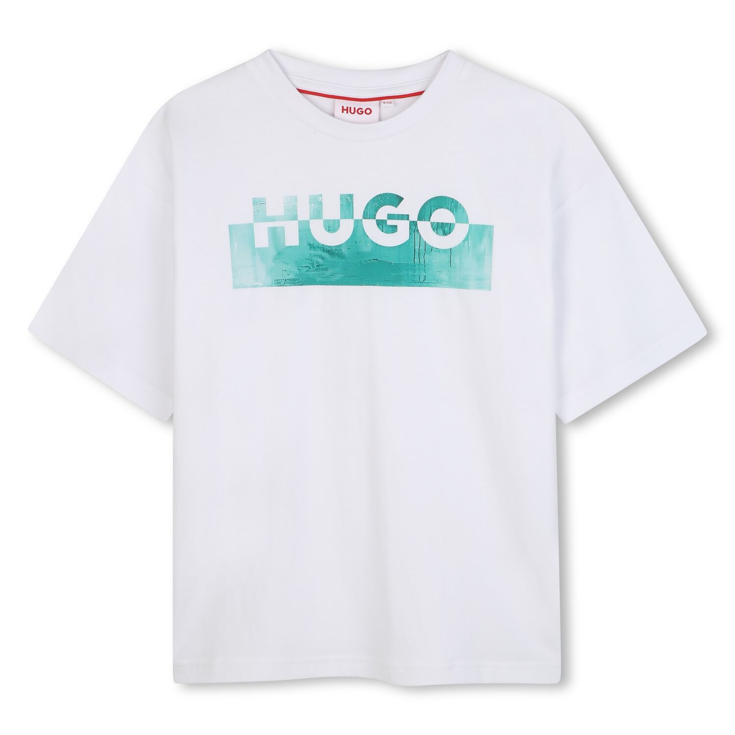Boys White Logo T-Shirt, 2, hi-res