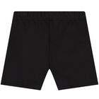 Black Logo Shorts, 3, hi-res