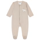 Baby Boys Beige Horse Babygrow Gift Set, 1, hi-res