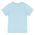 Younger Blue Logo Shorts Set, 1, hi-res