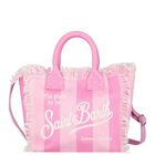 Girls Pink Logo Tote Bag, 1, hi-res