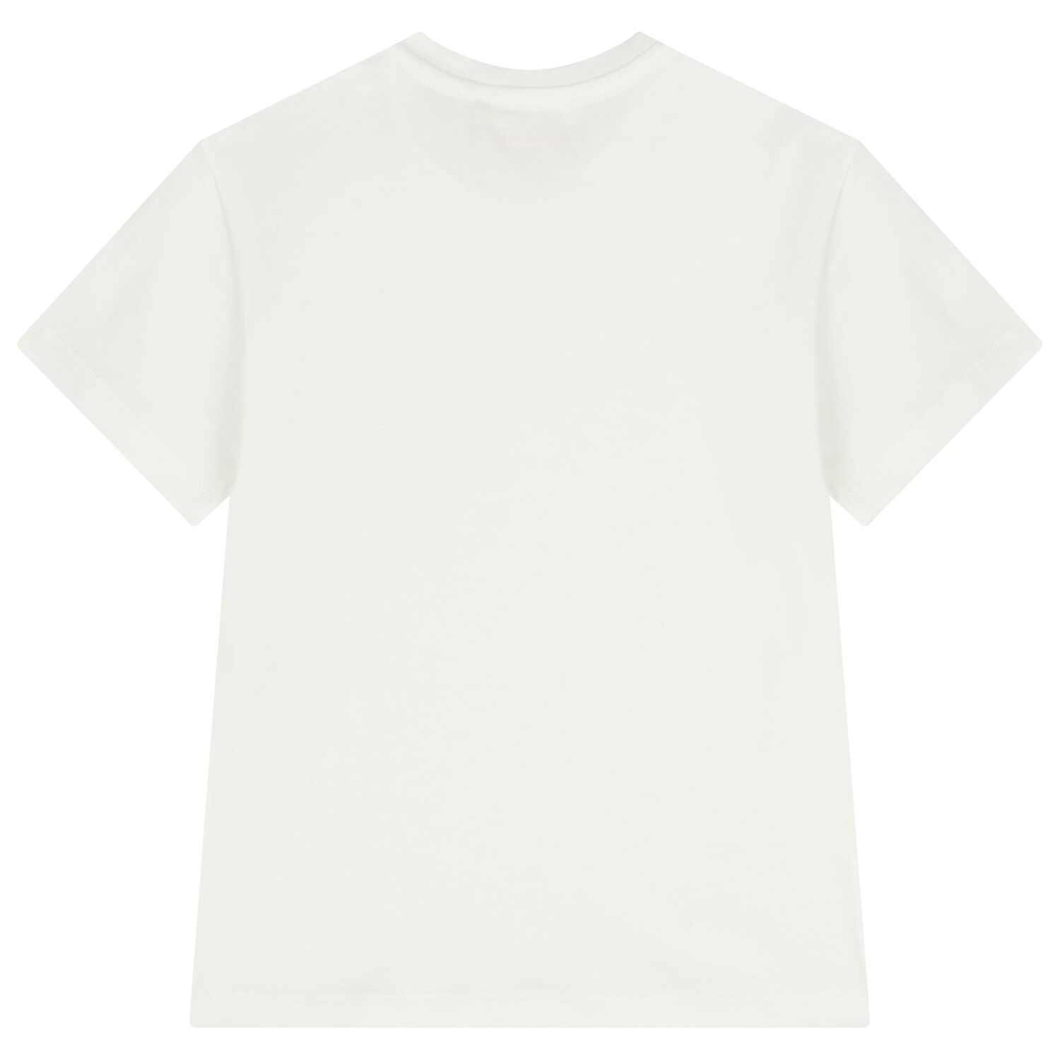 Girls White Logo T-Shirt, 1, hi-res