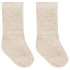 Baby Girls Beige, Ivory & Pink Socks ( 6 Pack ), 2, hi-res