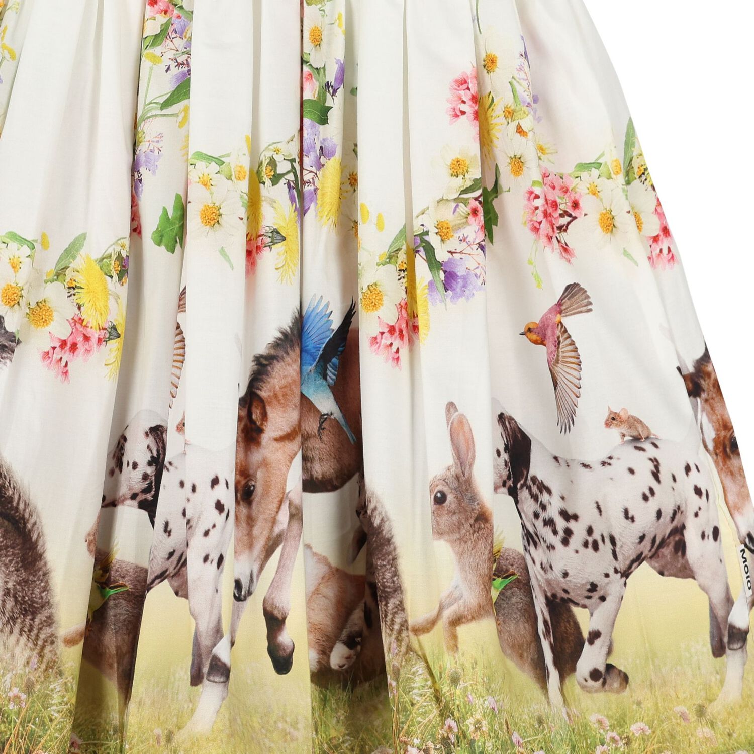 Girls Ivory Floral Dress, 2, hi-res image number null