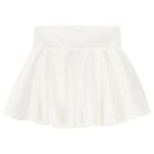 Girls White Skort, 1, hi-res