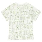 Boys Ivory Logo T-Shirt, 1, hi-res