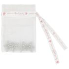 Girls Silver Embellished Flowers Hair Clips ( 2-Pack ), 4, hi-res