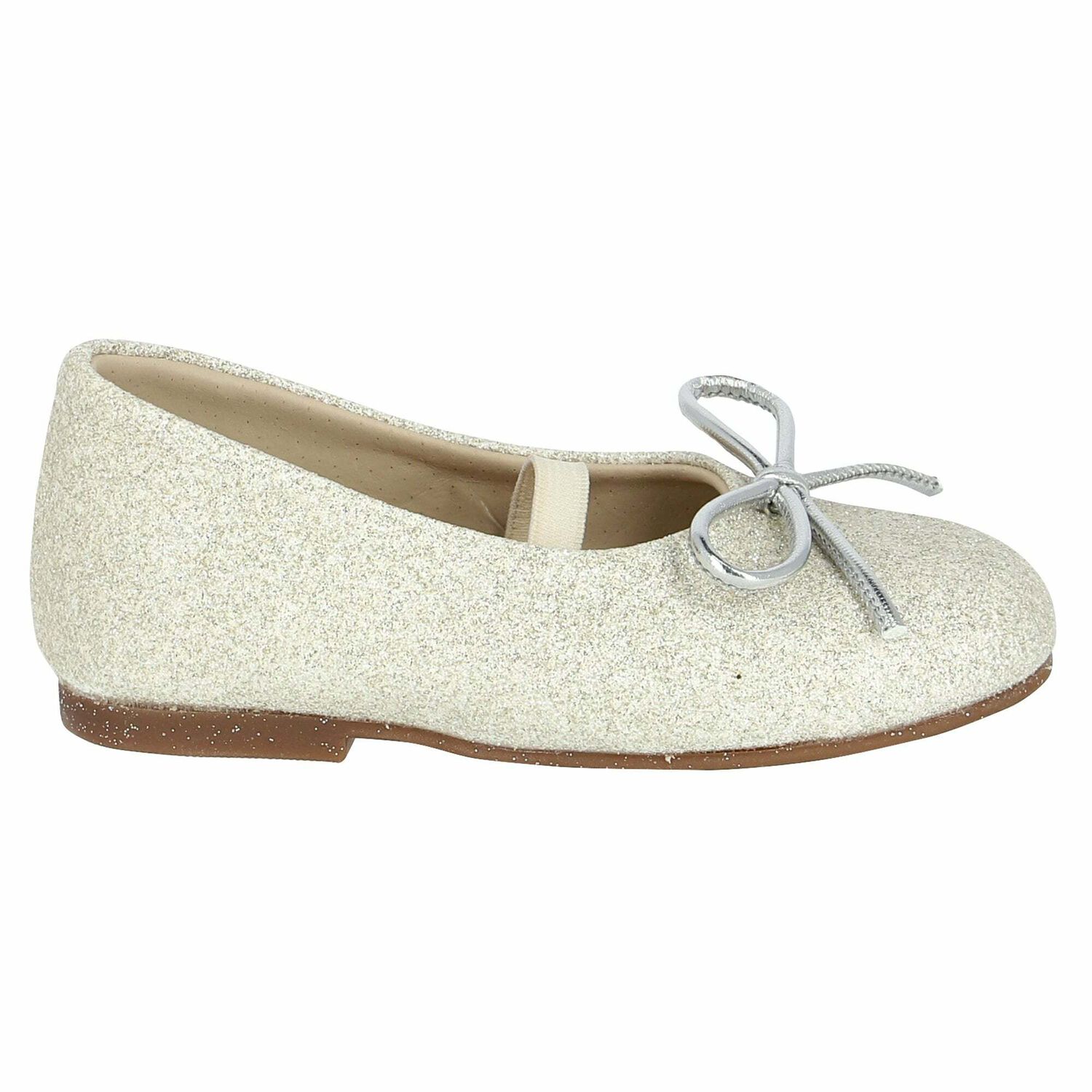 Girls Metallic Ballerina Shoes, 1, hi-res image number null