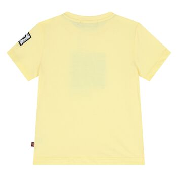 Younger Boys Yellow Logo T-Shirt