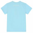 Boys Blue Graphic T-Shirt, 3, hi-res