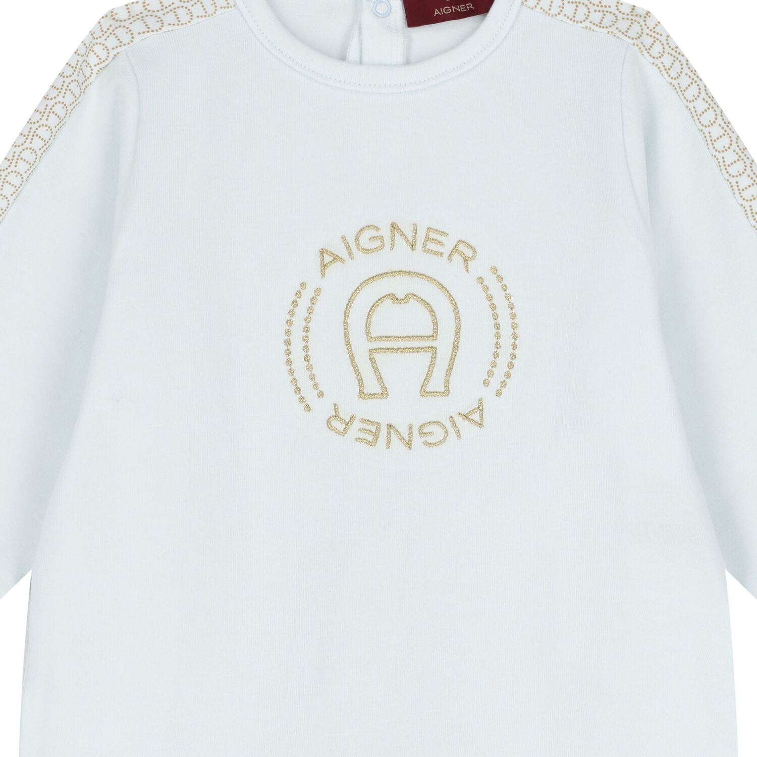 Baby Boys Blue Logo Babygrow, 2, hi-res