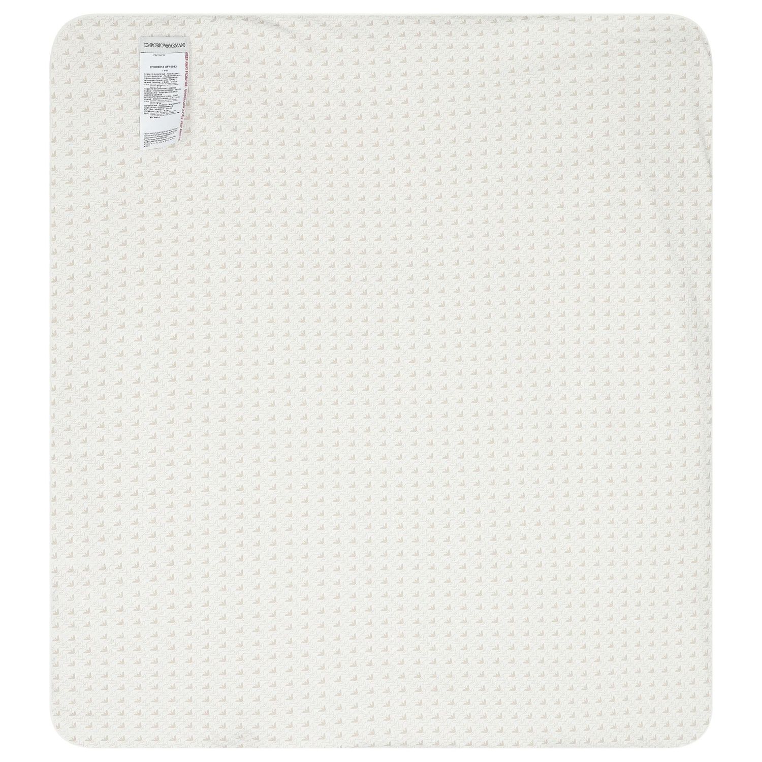 Ivory & Beige Logo Baby Blanket, 1, hi-res