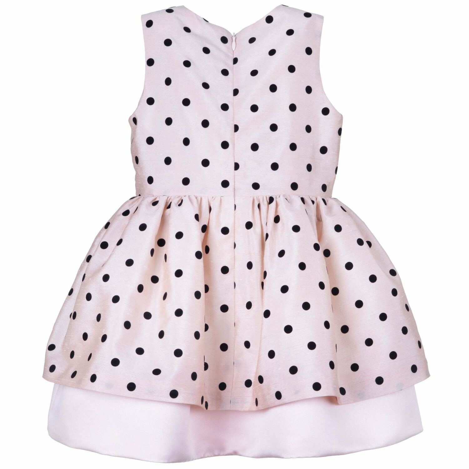 Girls Pink Spotted Dress, 1, hi-res image number null