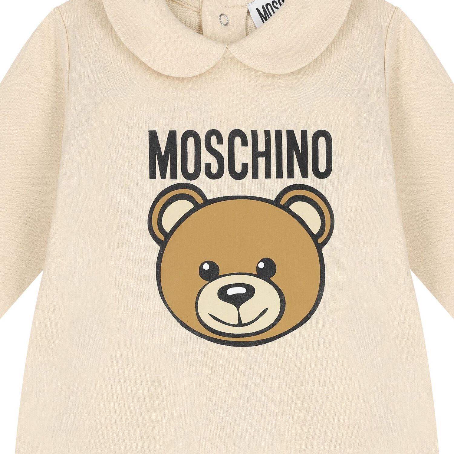 Beige Teddy Bear Logo Babygrow Gift Set, 2, hi-res