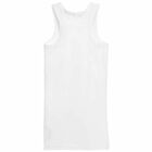 Girls White Logo Dress, 1, hi-res
