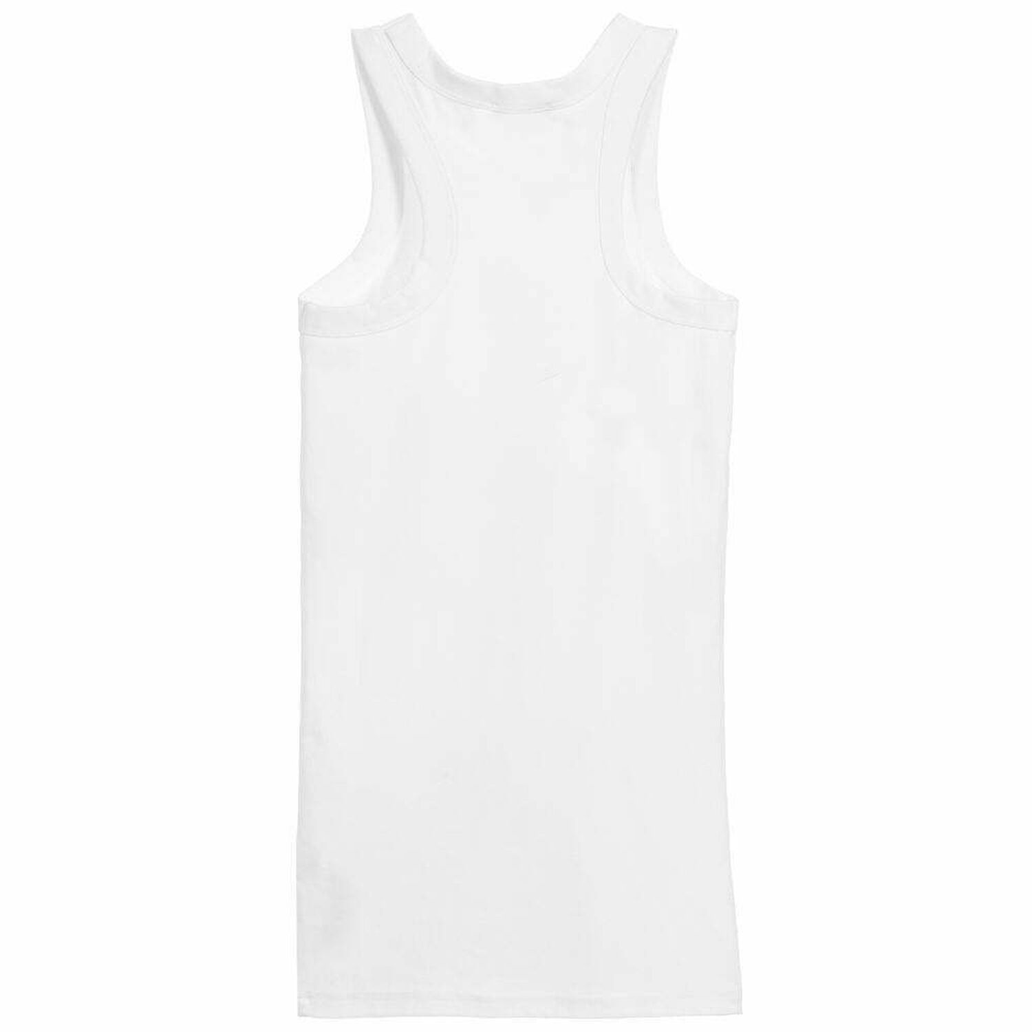 Girls White Logo Dress, 1, hi-res