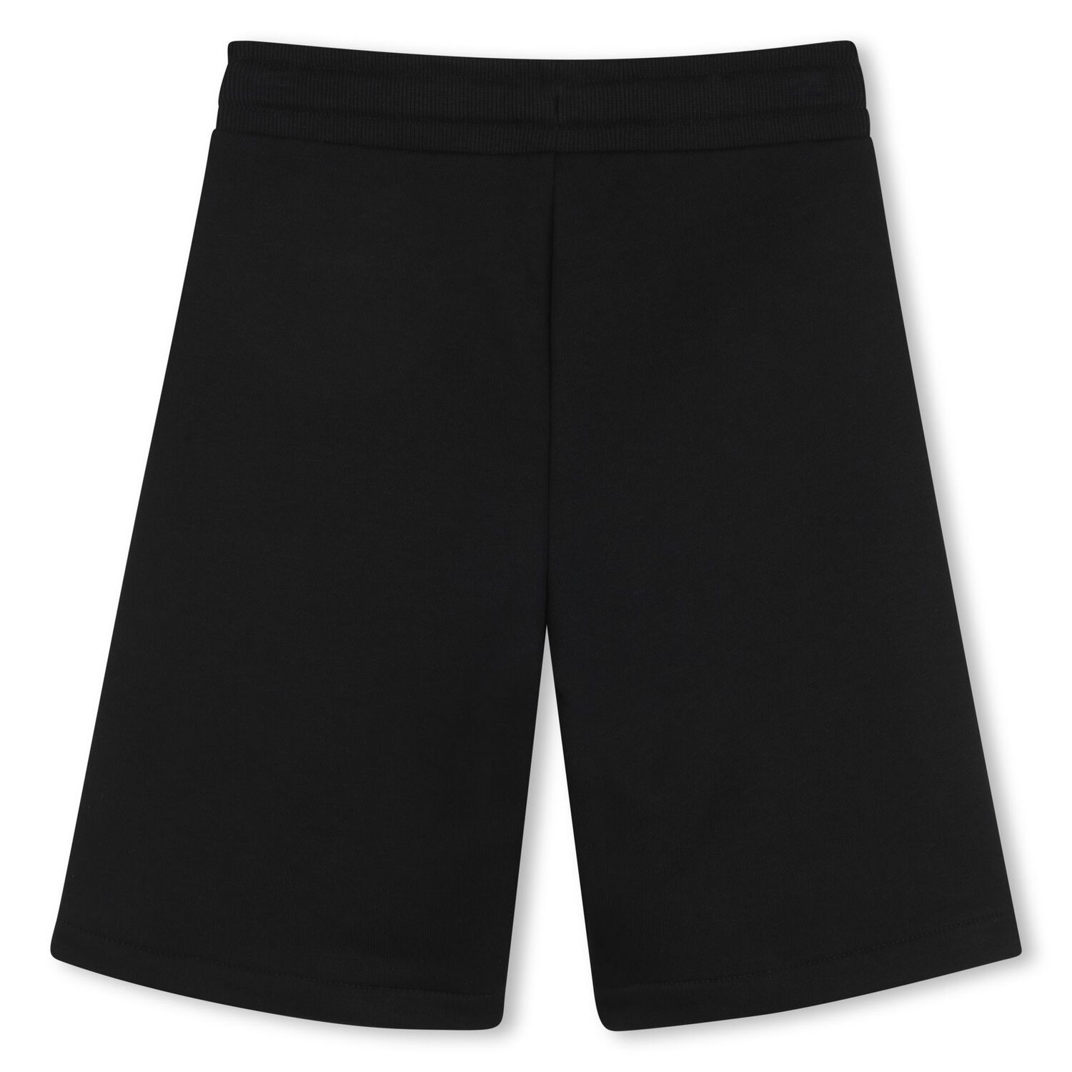 Boys Black Logo Shorts, 1, hi-res