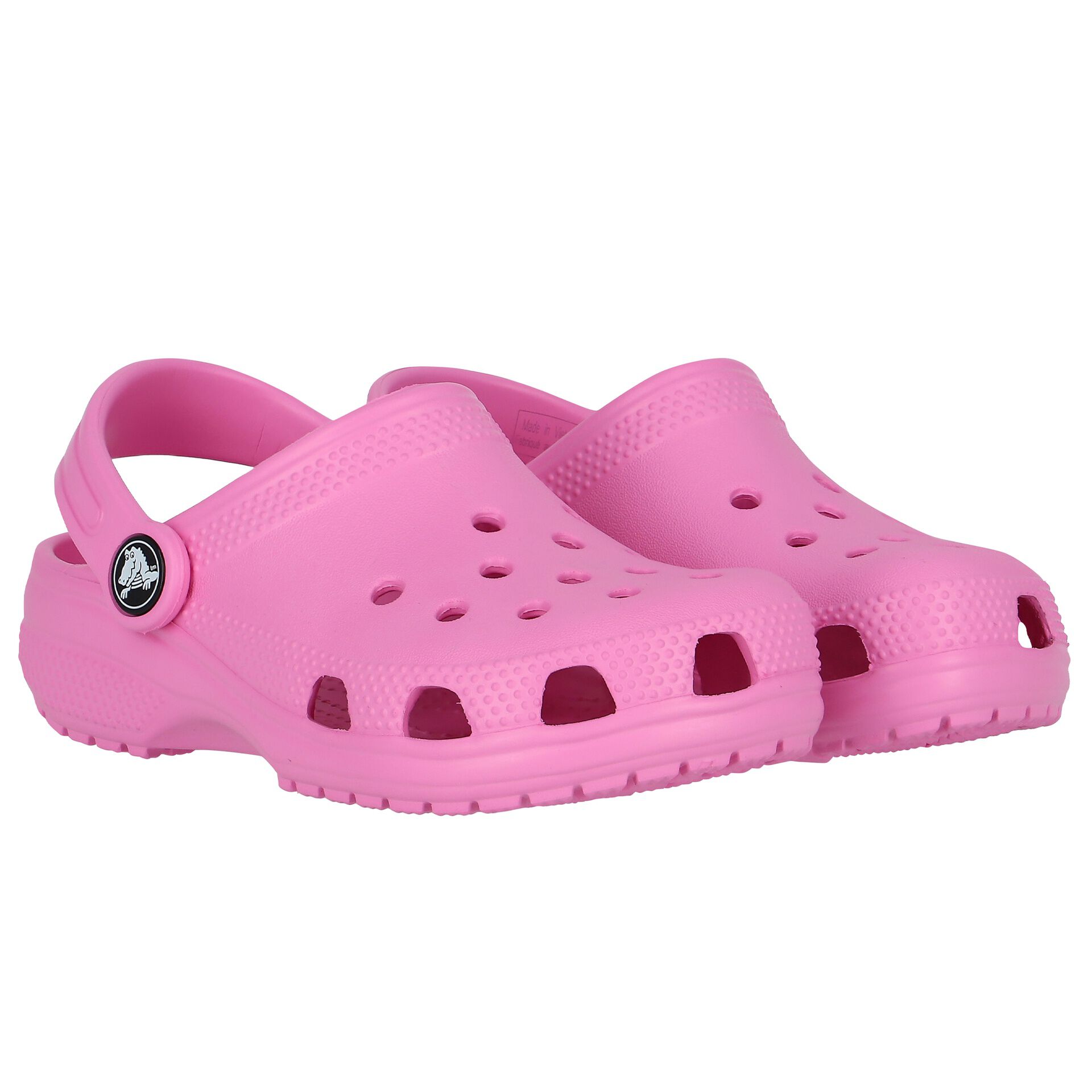 Crocs Girls Pink Classic Clogs Sandals Junior Couture UK