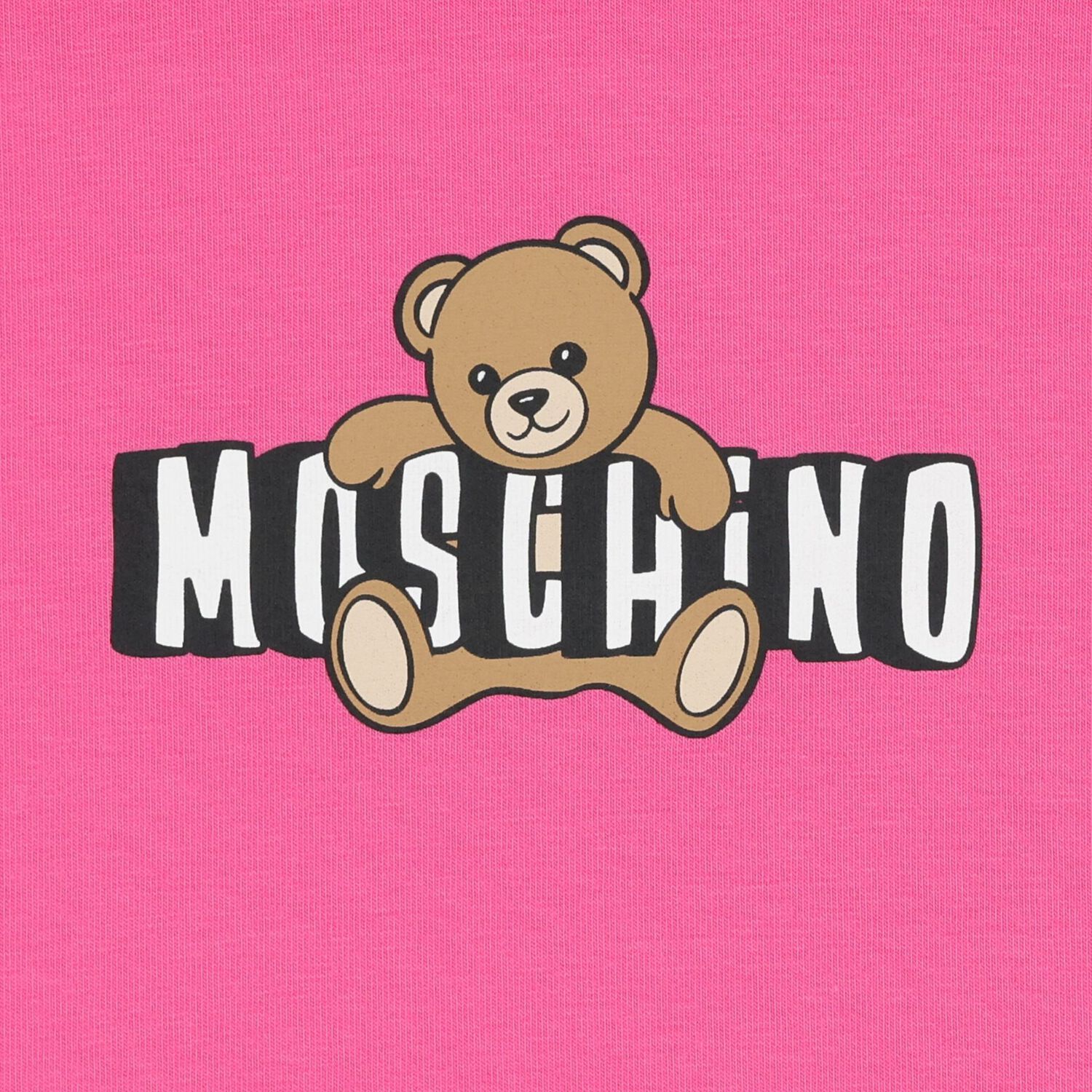Girls Pink Teddy Bear Logo Shorts Set, 1, hi-res