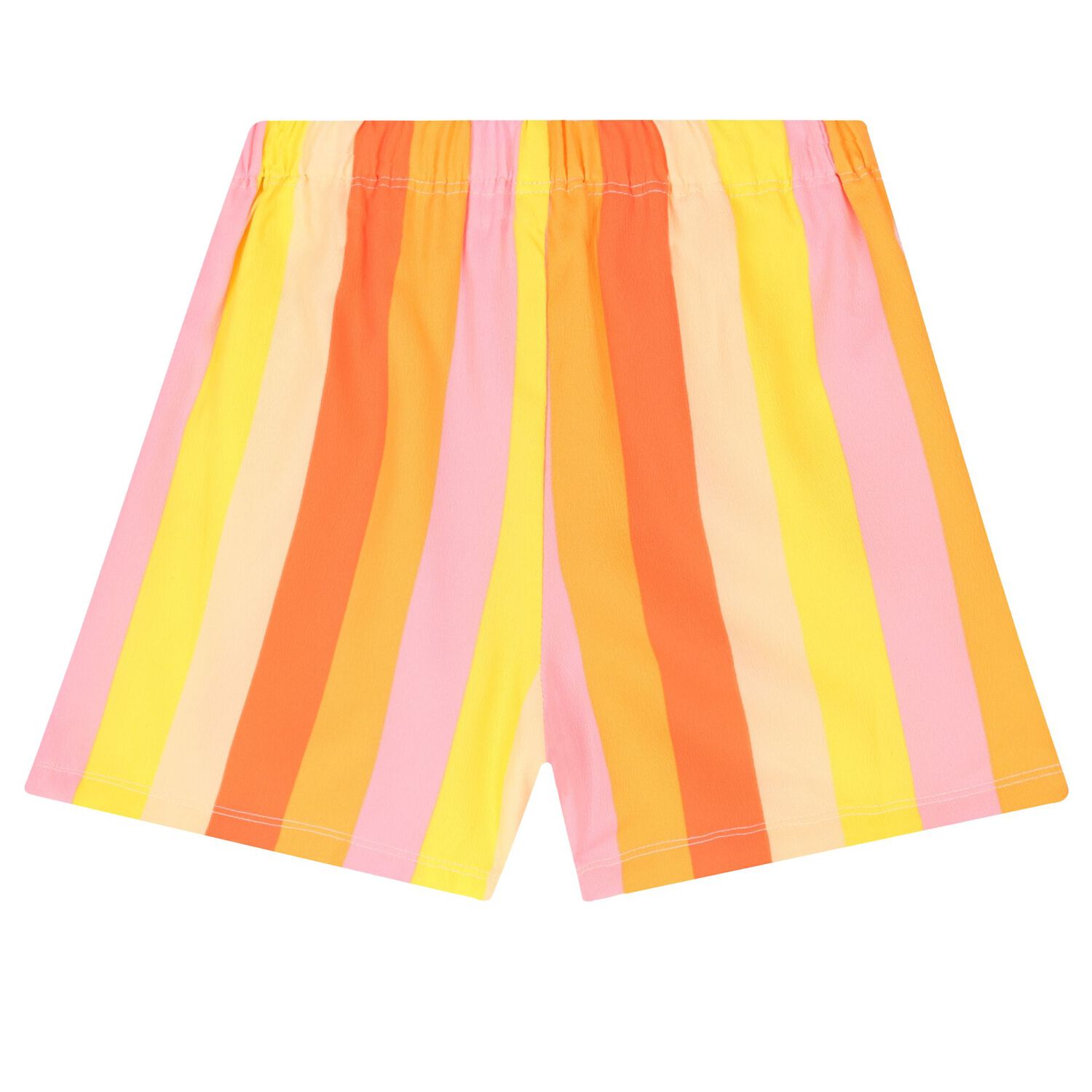 Girls Yellow, Orange, & Pink Shorts Set, 1, hi-res image number null
