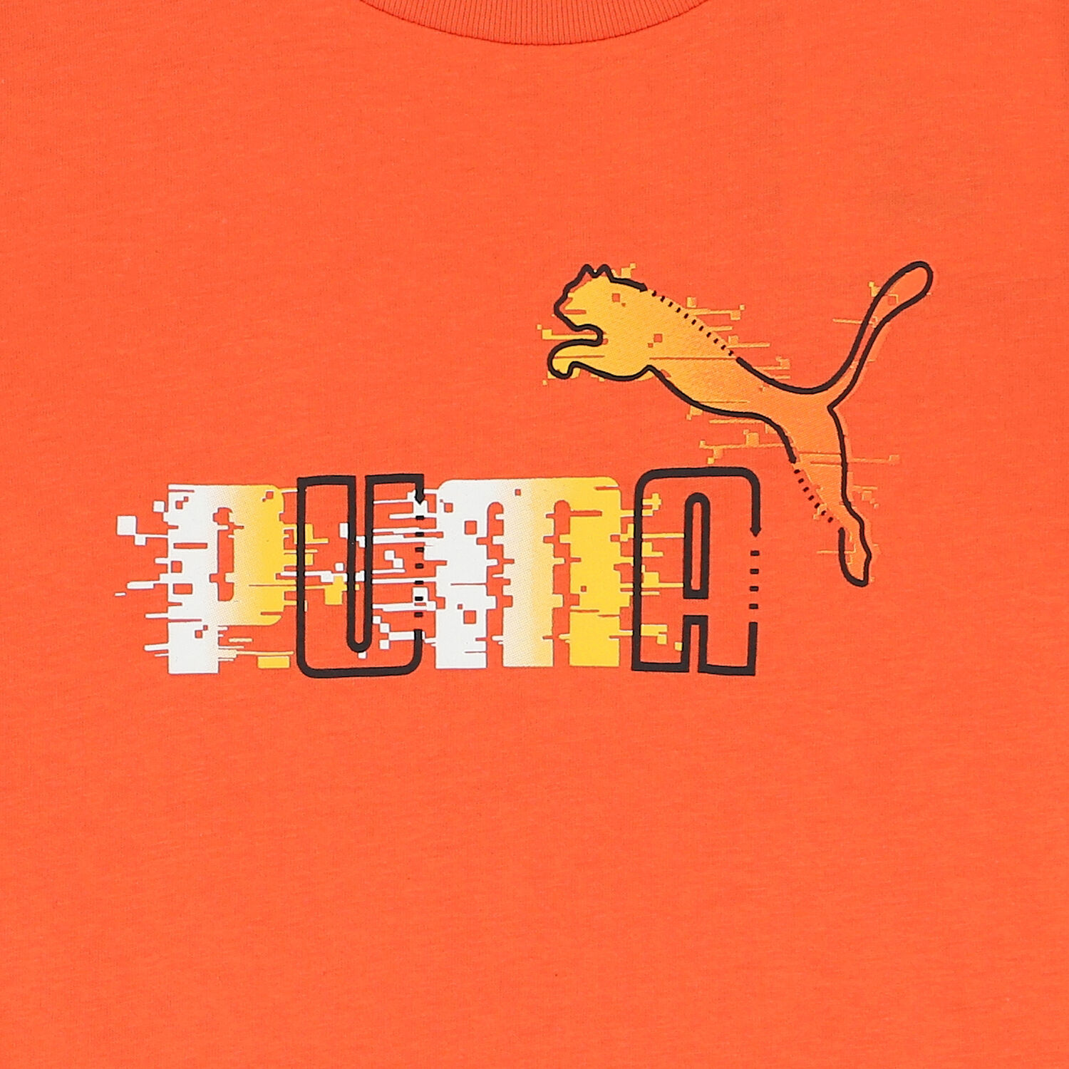 Boys Orange Logo T-Shirt, 1, hi-res