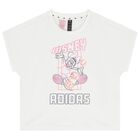 Girls White & Purple Disney Logo Leggings Set, 1, hi-res