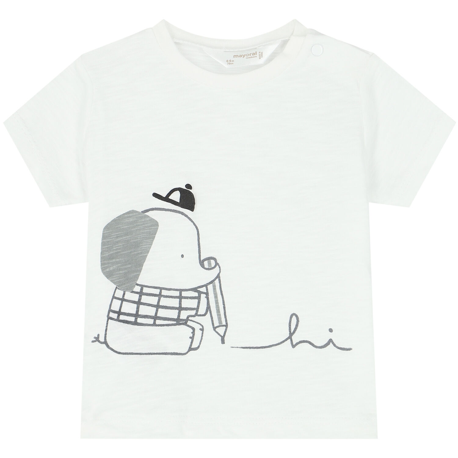 Baby Boys White & Grey Shorts Set (4 Piece), 1, hi-res image number null