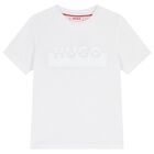 Boys White Logo T-Shirt, 2, hi-res